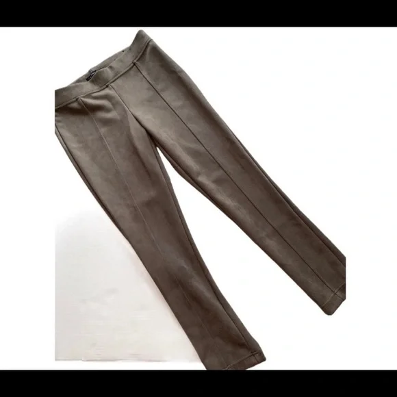 Andrew Marc Faux Suede Pants Sz M - Picture 2 of 6